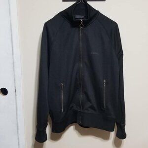 H&M Black Zip Sweatshirt Large Pockets Heavier-Weight Activewear